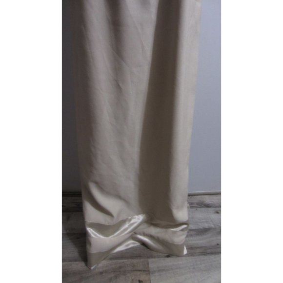 Watters and Watters 8 Beige Maxi Bridesmaid Mother of the Bride Dress - Picture 3 of 7